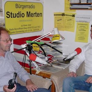 Im Interview beim Bürgerradio Studio Merten