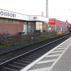 Bahnhof Roisdorf mit Zug